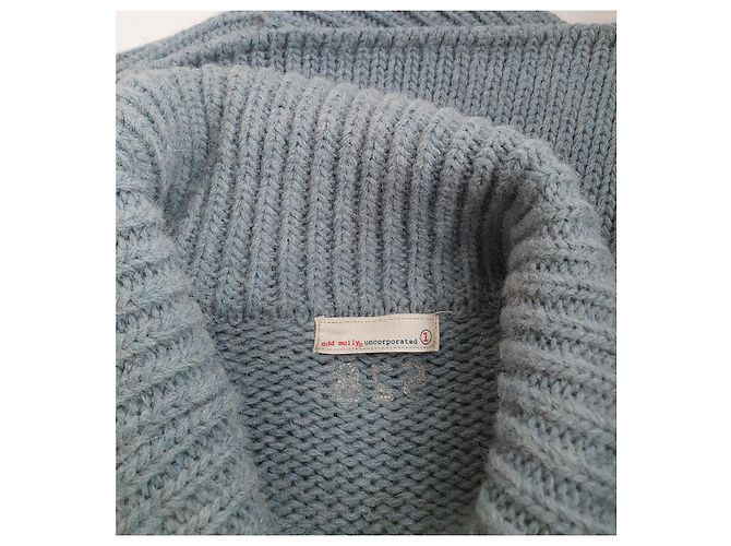 Odd Molly Strickjacke in Blau aus Wolle und Alpaka - Ansicht 5