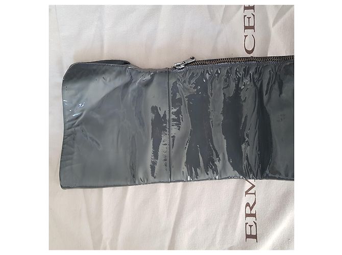 Botas por encima de la rodilla Ermanno Scervino de cuero color plomo - vista 7