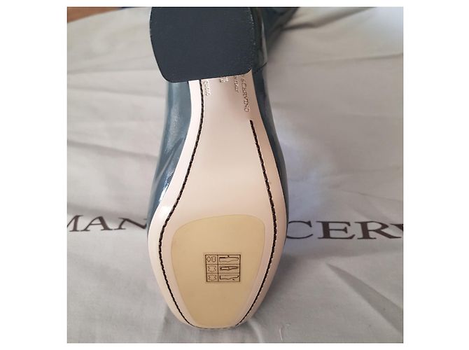 Botas por encima de la rodilla Ermanno Scervino de cuero color plomo - vista 8