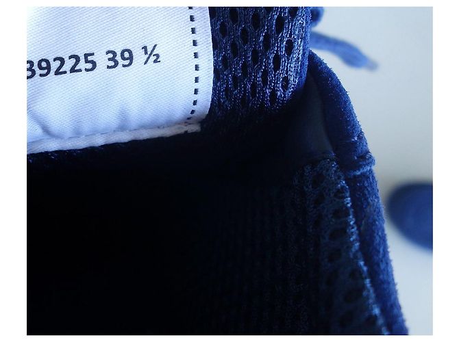 Sneakers Chanel in camoscio blu royal 39.5 - vista 7