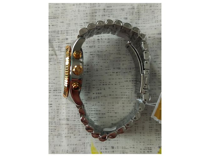 Orologio Michael Kors Lexington Cronografo Quadrante Argento D'oro - vista 7