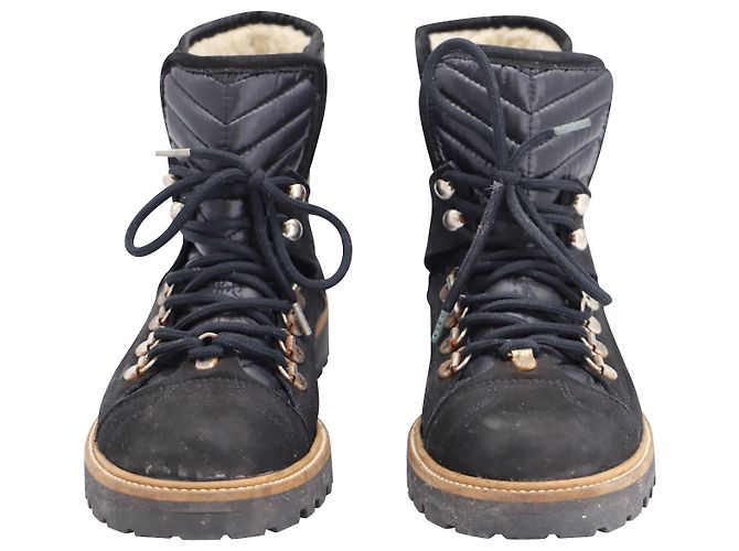 Stivaletto Ganni Edna in camoscio nero - vista 4