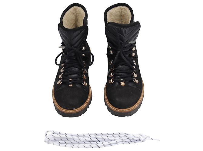 Stivaletto Ganni Edna in camoscio nero - vista 7