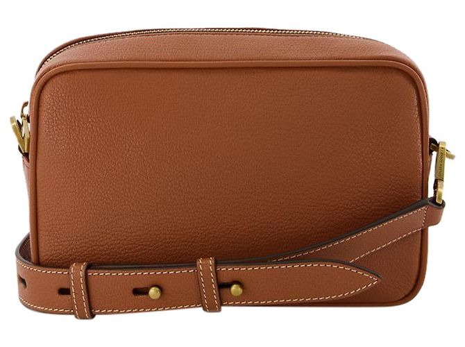 Golden Goose Deluxe Brand Sterntasche aus braunem Leder - Ansicht 3