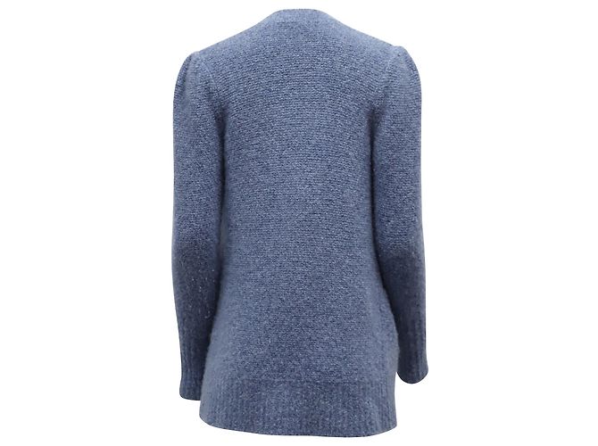 Marc by Marc Jacobs CO Open Cardigan aus blauem Kaschmir - Ansicht 3