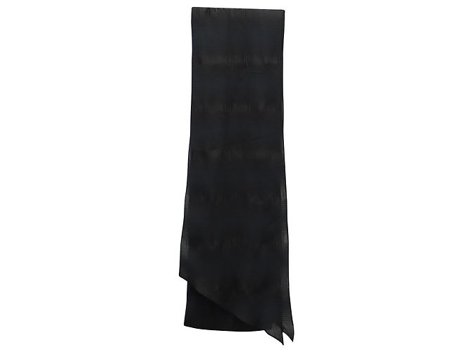 Rachel Comey Jumpsuit mit Gürtel aus schwarzer Seide - Ansicht 3