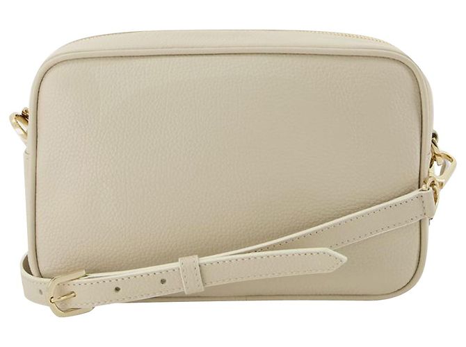 Golden Goose Deluxe Brand Borsa Stella in Pelle Bianca - vista 3