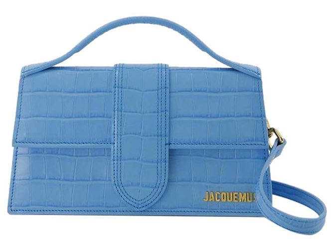 Sac Jacquemus Le Grand Bambino - Cuir Jaune Foncé, Bandoulière - Taille Moyen - Neuf Avec étiquettes