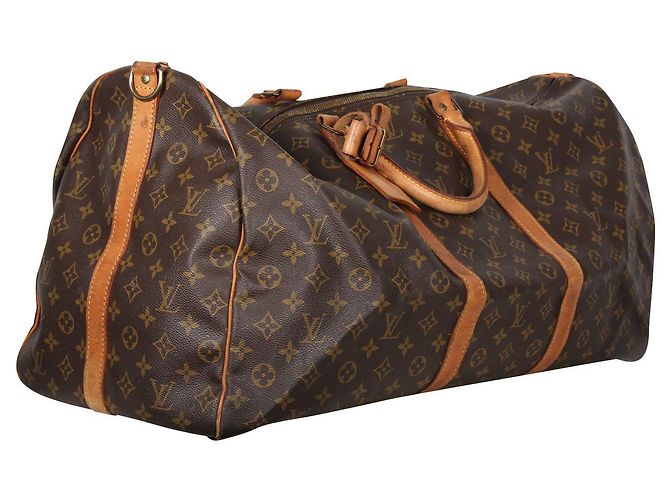 Louis Vuitton JAHRGANG 1994 Monogram Canvas Keepall 60 Reisetasche Braun - Ansicht 2