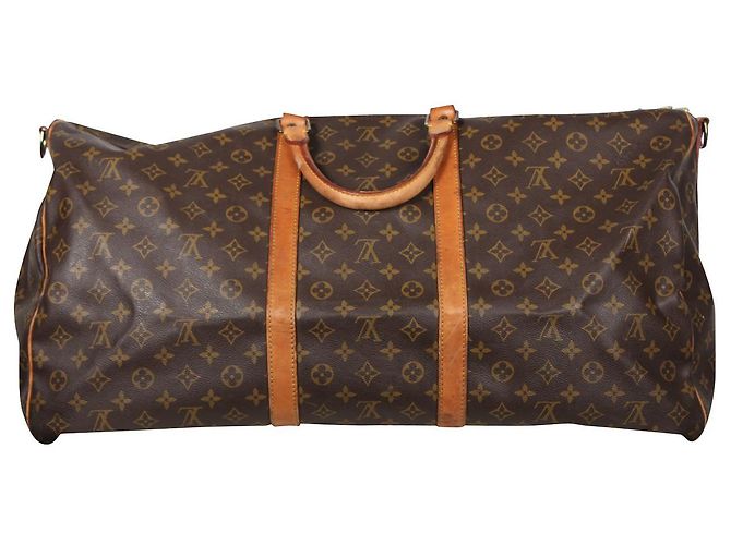 Louis Vuitton JAHRGANG 1994 Monogram Canvas Keepall 60 Reisetasche Braun - Ansicht 3