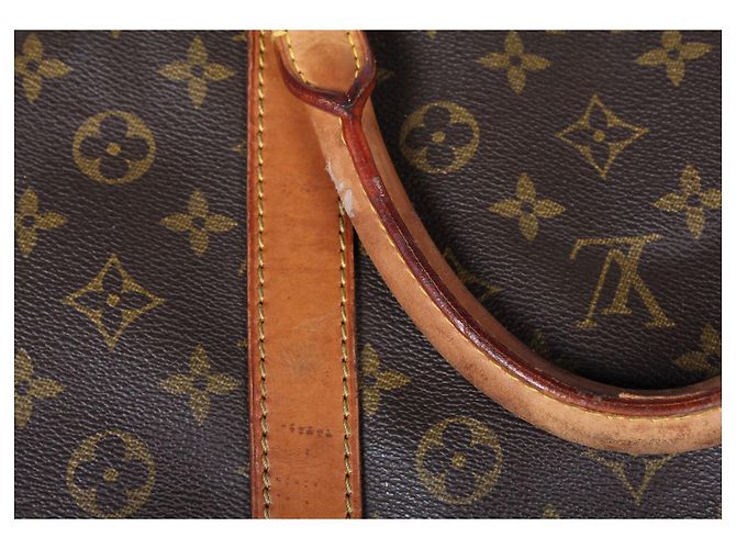 Louis Vuitton JAHRGANG 1994 Monogram Canvas Keepall 60 Reisetasche Braun - Ansicht 7