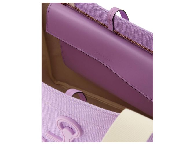 JW Anderson Sac cabas Cabas - J.W. Anderson - Lilas - Coton - vue 4