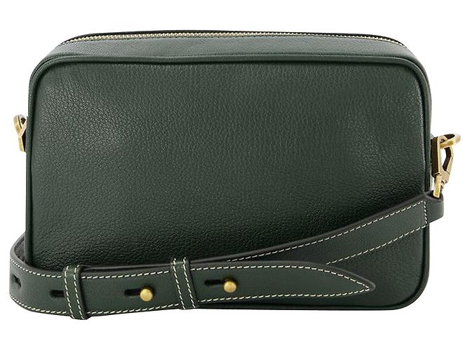 Golden Goose Deluxe Brand Borsa Stella in Pelle Verde - vista 3