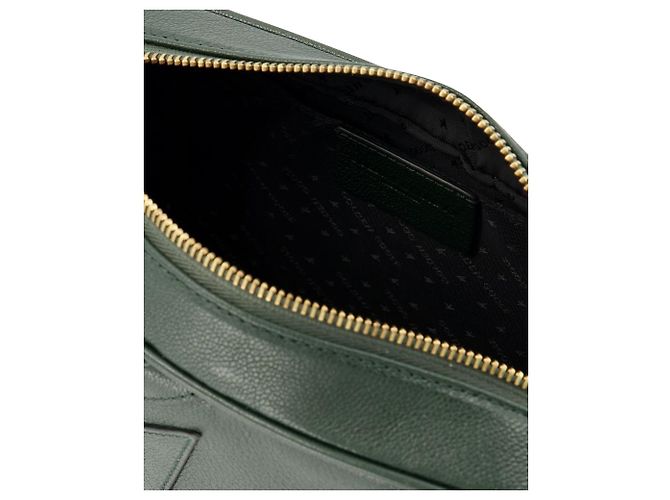 Golden Goose Deluxe Brand Borsa Stella in Pelle Verde - vista 4