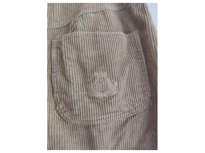 Falda Fendi de algodón caqui - vista 12
