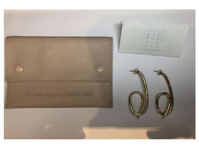 Autre Marque Orecchini in metallo dorato Gold hardware - vista 3