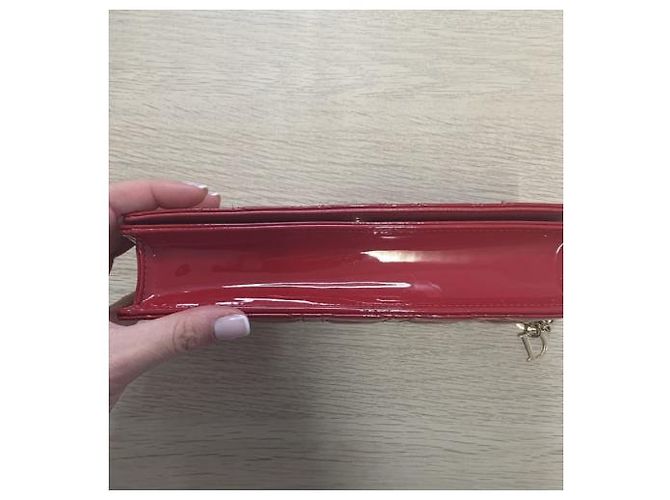 Pochette Lady Dior Dior Rosso Vernice - vista 5