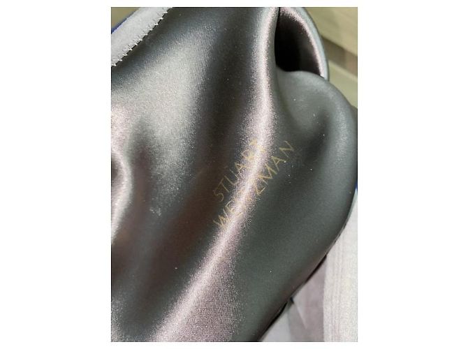 Botas Stuart Weitzman Tieland sobre la rodilla Gris Cuero 40 - vista 7