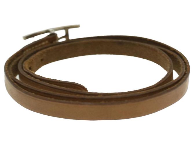 Hermès HERMES Strap Leather Beige Auth ar8382 - view 2