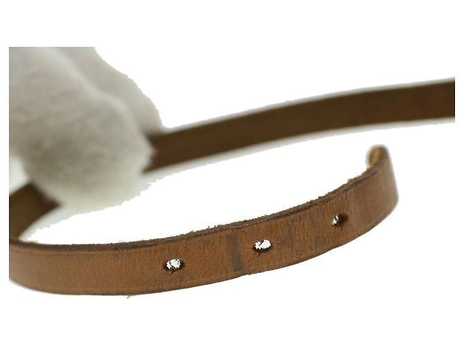 Hermès HERMES Strap Leather Beige Auth ar8382 - view 6
