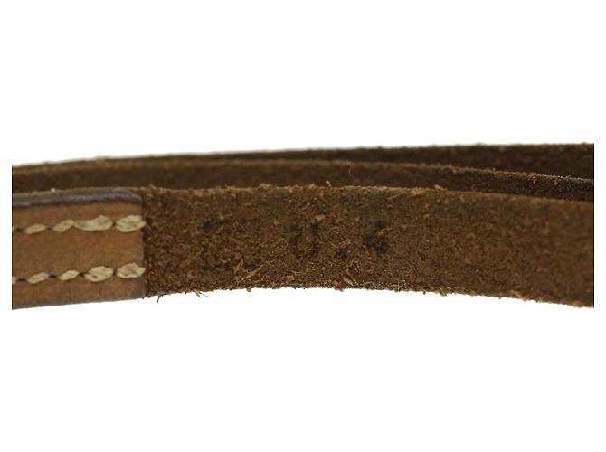 Hermès HERMES Strap Leather Beige Auth ar8382 - view 9