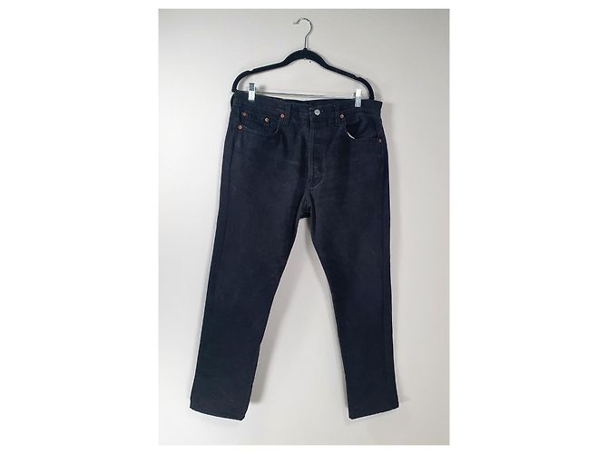 Jeans Levi's 501 con stampa Burberry nera Nero Multicolore - vista 2