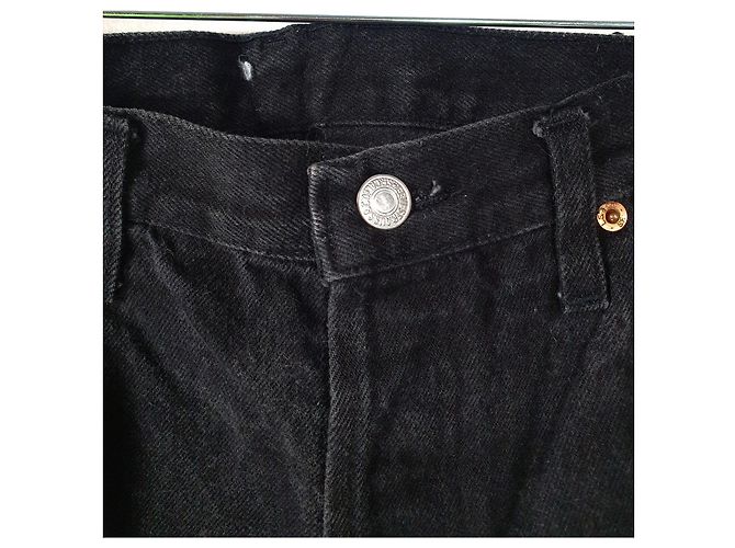 Jeans Levi's 501 con stampa Burberry nera Nero Multicolore - vista 4