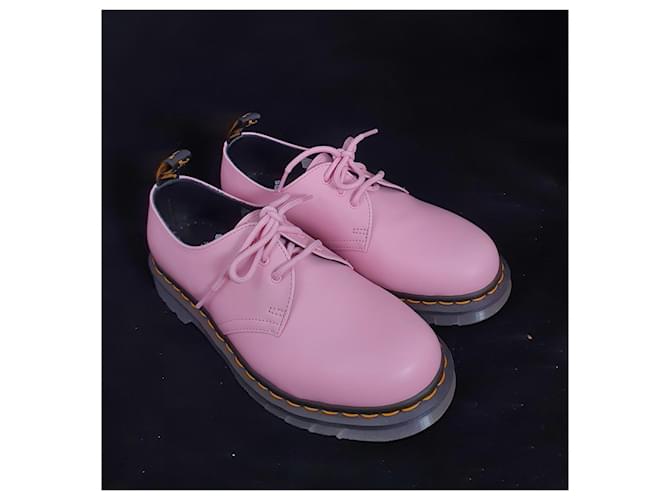 Dr. Martens Scarpe stringate in pelle Rosa 39 - vista 2