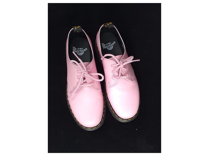 Dr. Martens Scarpe stringate in pelle Rosa 39 - vista 7