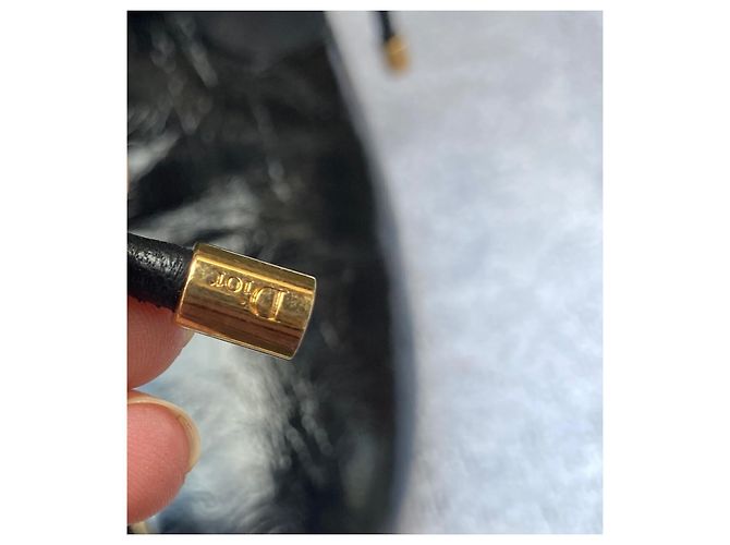 Sublimi stivaletti originali Dior neri e oro - vista 2