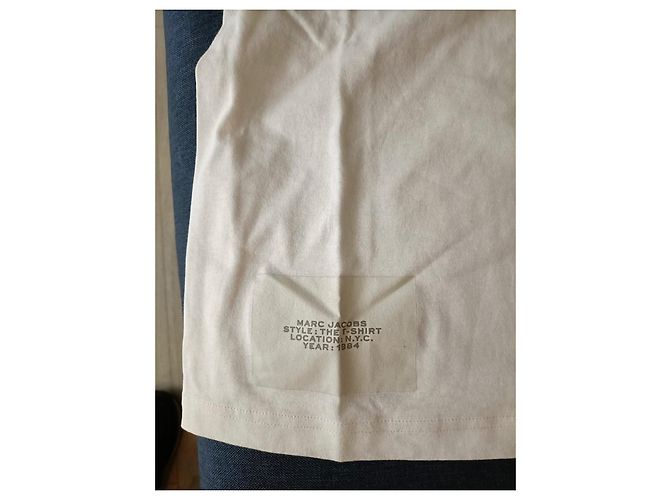 T-shirt Marc Jacobs con logo bianca in cotone Bianco - vista 4