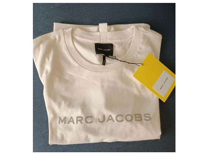 T-shirt Marc Jacobs con logo bianca in cotone Bianco - vista 6