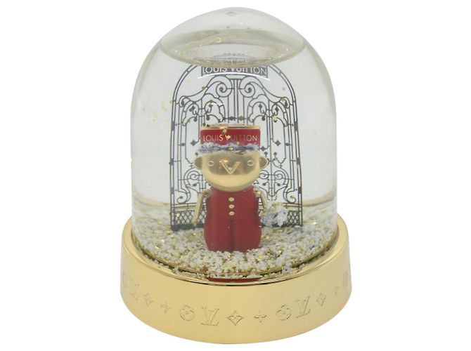 LOUIS VUITTON boule à neige gaston boule à neige or clair GI0550 Auth LV 33744A Doré - vue 2