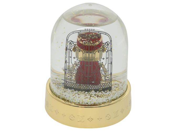 LOUIS VUITTON boule à neige gaston boule à neige or clair GI0550 Auth LV 33744A Doré - vue 3