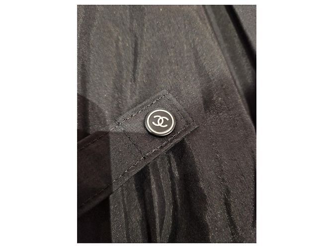Chanel umbrella black leather handle - view 8