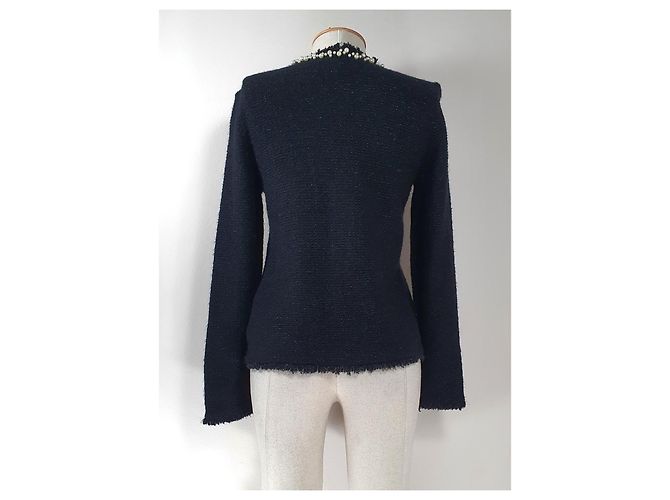 Hallhuber Strickjacke Schwarz und Perle - Ansicht 4