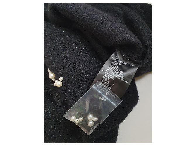 Hallhuber Strickjacke Schwarz und Perle - Ansicht 8