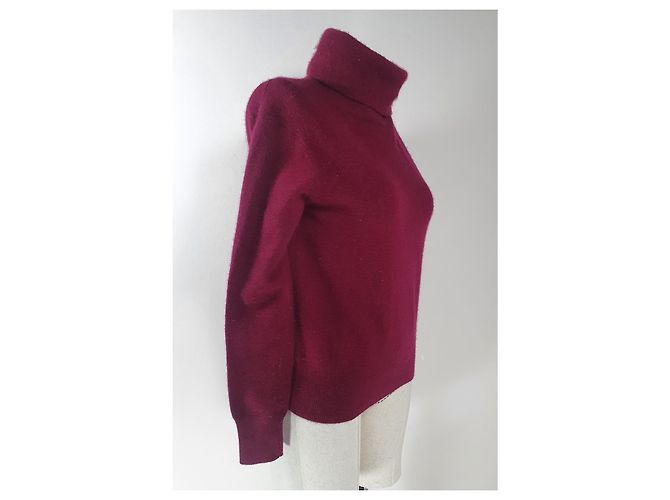 Uniqlo Suéter de cashmere gola alta roxo escuro M - vista 3