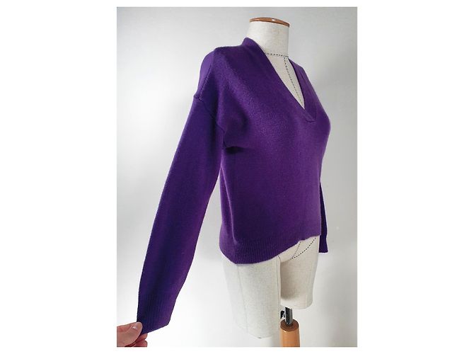 Autre Marque Jersey Maison Anje de cachemira morado Púrpura - vista 3