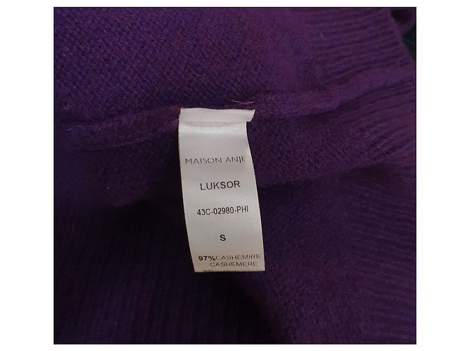 Autre Marque Jersey Maison Anje de cachemira morado Púrpura - vista 7