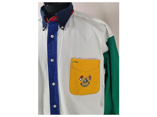 Camicia abbottonata Tommy Hilfiger Lotus multicolore cotone XL - vista 3