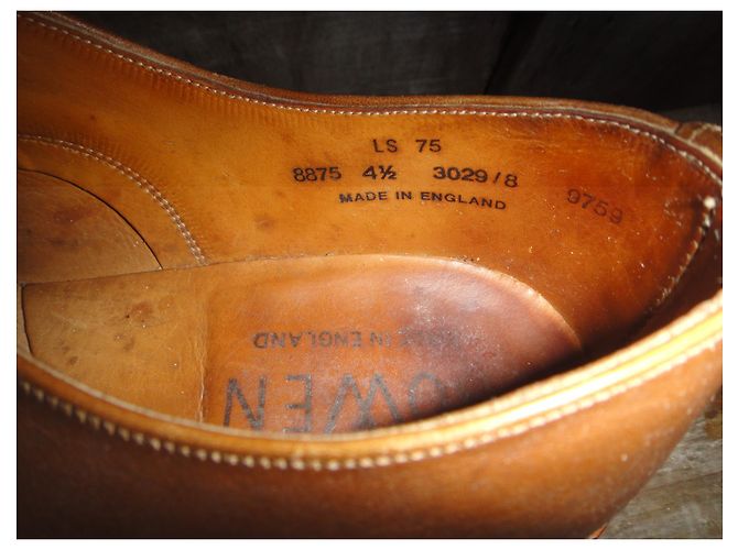 Autre Marque Bowen Two-Tone Leather Derbies White Light Brown 36.5 - view 6
