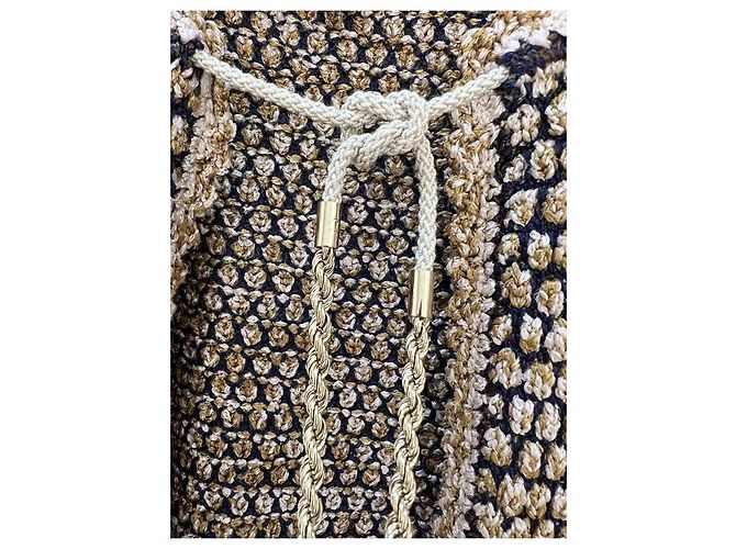 Gonna giacca da abito multicolore in tweed Chanel - vista 10