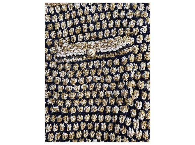 Gonna giacca da abito multicolore in tweed Chanel - vista 7
