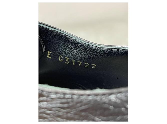 Chanel Camelia Oxford in nero - vista 6