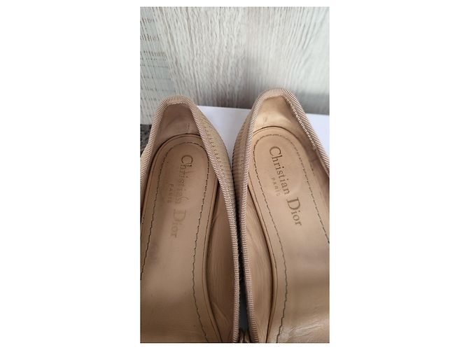 Dior J'Adior Ballerinas beige Stoff 38 - Ansicht 5