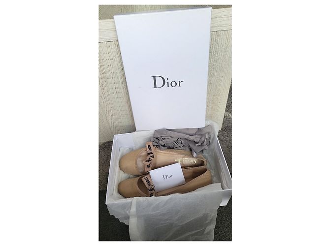 Dior J'Adior Ballerinas beige Stoff 38 - Ansicht 6