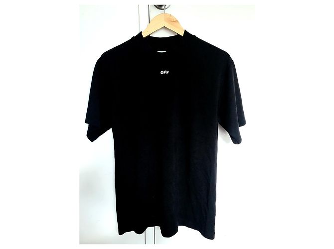 Camiseta negra Off White de algodón Negro - vista 2