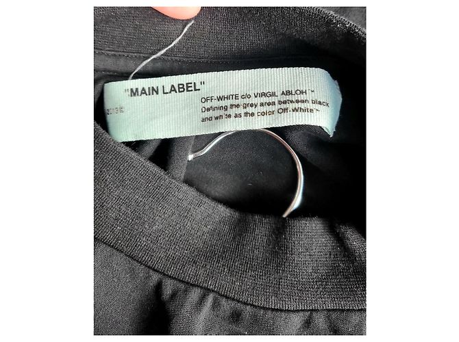 Camiseta negra Off White de algodón Negro - vista 3