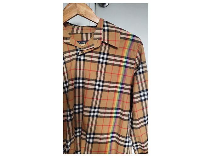 camicia a quadri burberry Multicolore - vista 2